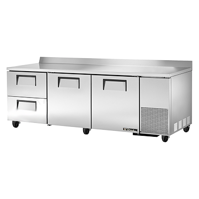 True Manufacturing, TWT-93D-2-HC, Mostrador refrigerado, Encimera, 115 V, (2) bandejas de 12" X 20" X 8" por cajón, 2 puertas