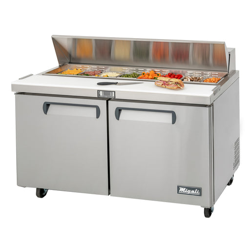 Migali, C-SP60-16-HC, Commercial Sandwich Prep Food Prep Table