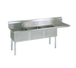 BK Resources, BKS-3-24-14-24RS, Sink, (3) Three Compartment