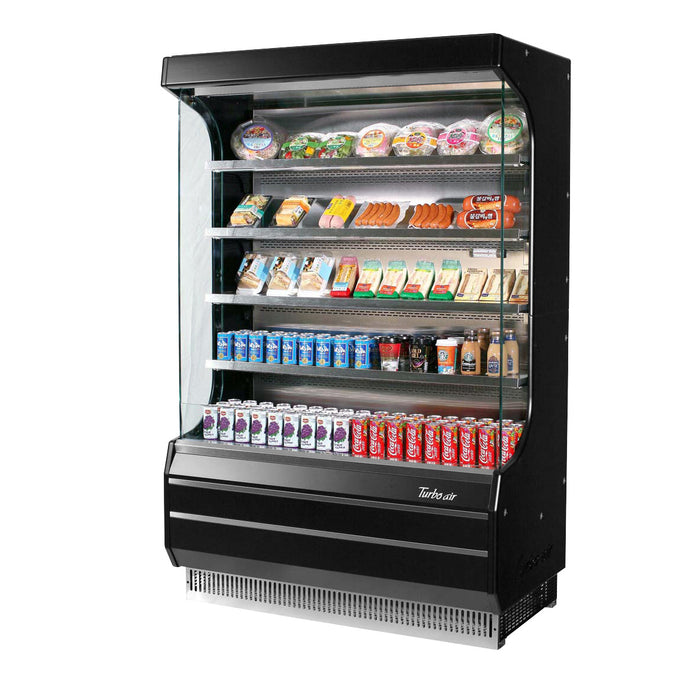 Turbo Air, TOM-40W(B)-N, Merchandiser, Open Refrigerated Display