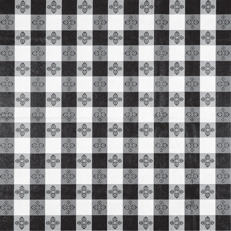 Winco, TBCO-90K, Table Cloth, Vinyl, Black, Pvc, Rectangular