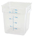 Winco, PCSC-18C, Square Food Storage Containers