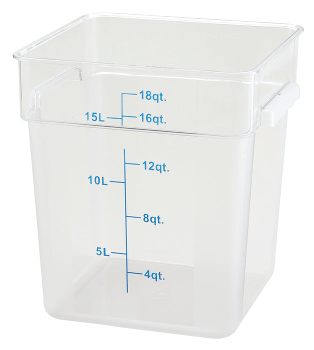 Winco, PCSC-18C, Square Food Storage Containers