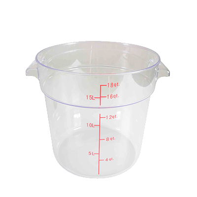Thunder Group, PLRFT318PC, Food Storage Container, Round