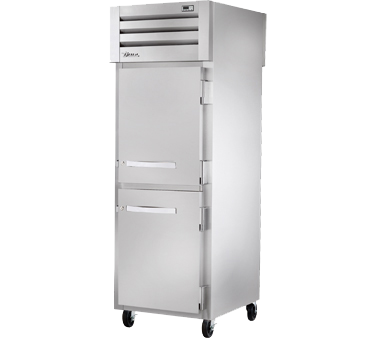 True Manufacturing, STG1RPT-2HS-1G-HC, Refrigerator, Pass-Thru, 115V, One-Section, Glass Door