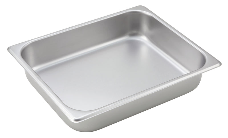 Winco, SPH2, Steam Table Pan, Stainless Steel, 1/2 Size