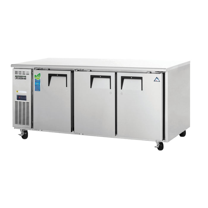 Everest Refrigeration, ETR3, Refrigerator, Undercounter, Reach-In