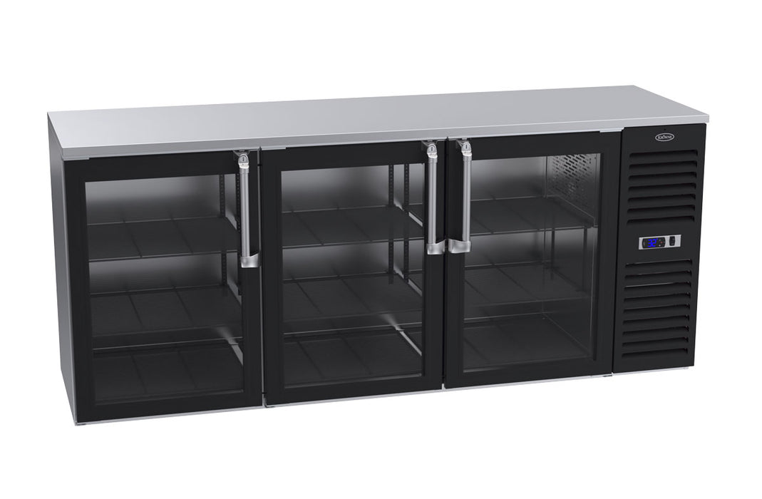 Krowne Metal, BS84R-GSS-LLR, Refrigeration- Self-Contained Back Bar Cooler