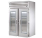 True Manufacturing, STG2RRI-2G-HC, Refrigerator, Roll-In, 115V, Two-Section, Glass Doors