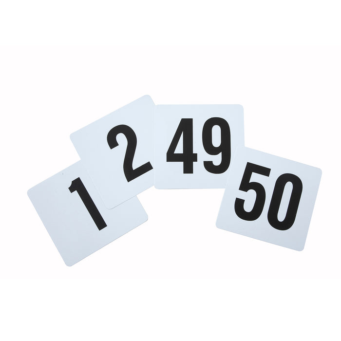 Winco, TBN-50, Table Numbers Cards