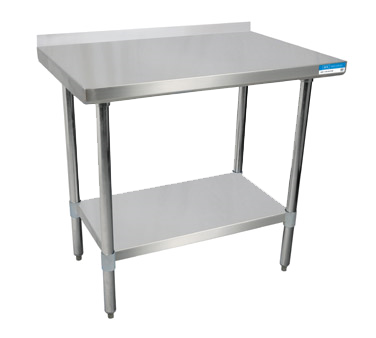 BK Resources, SVTR-6024, Work Table,  54" - 62", Stainless Steel Top