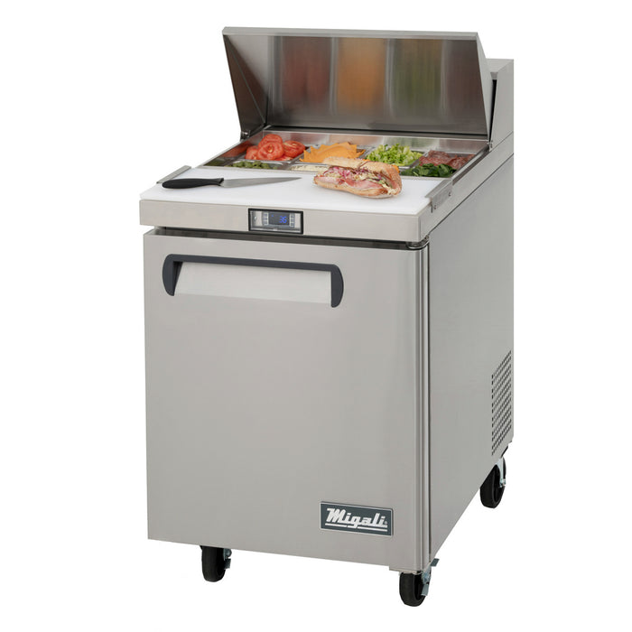 Migali, C-SP27-8-HC, Commercial Sandwich Prep Food Prep Table