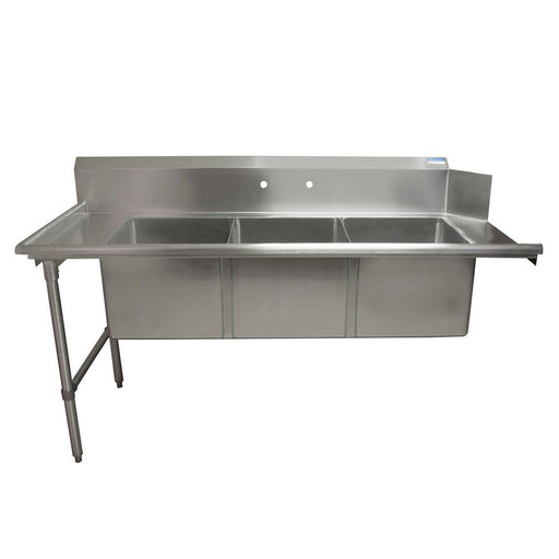 BK Resources, BKSDT-3-1820-14-LSPG, Dishtable, with Potsinks