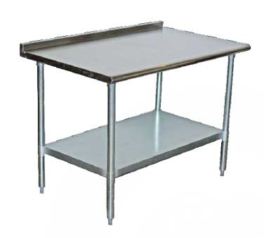 Serv-Ware, T3030CWP-3-T, Work Table,  30" - 35", Stainless Steel Top