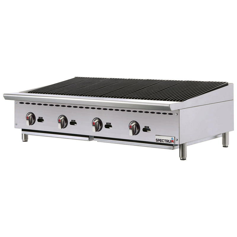 Winco, NGCB-48R, Charbroiler, Gas, De mostrador