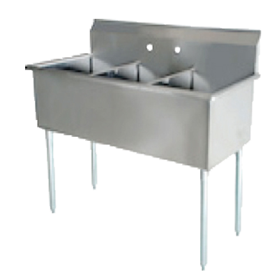 Serv-Ware, BS3-1821-V, Sink, (3) Three Compartment