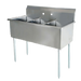 Serv-Ware, BS3-1821-V, Sink, (3) Three Compartment