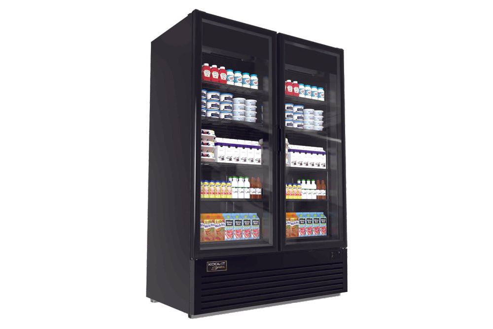 MVP, LX-46RB, Black Merchandiser Refrigerator