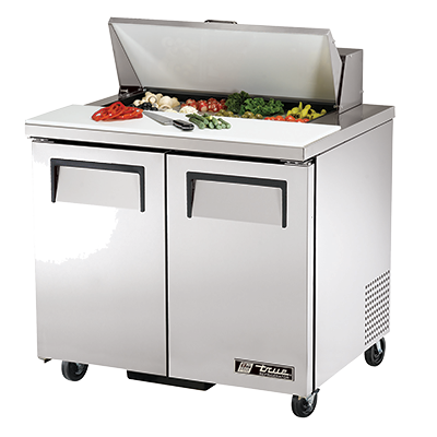 True Manufacturing, TSSU-36-08-HC, Mostrador refrigerado, Unidad de sándwiches/ensaladas