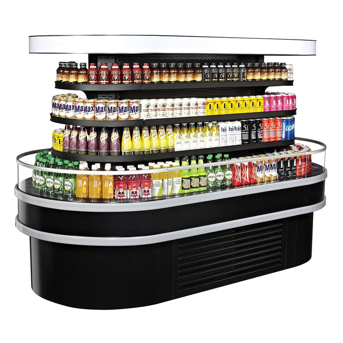 Turbo Air, TIOM-36RSRB-N, Display Case, Refrigerated, Self-Serve