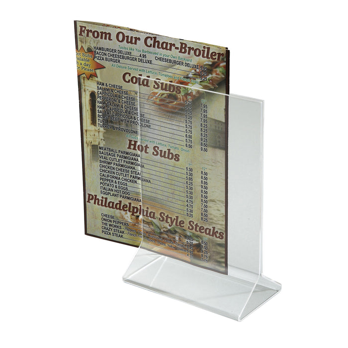 Winco, ATCH-46, Menu Card Holder / Number Stand