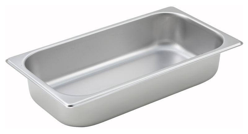 Winco, SPT2, Steam Table Pan, Stainless Steel, 1/3 Size