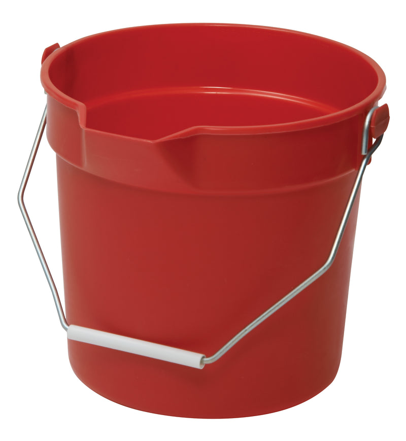 Winco, UPP-10R, Bucket, Red