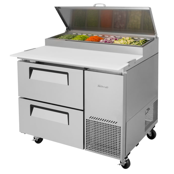 Turbo Air, TPR-44SD-D2-N, Refrigerated Counter, Pizza Prep Table