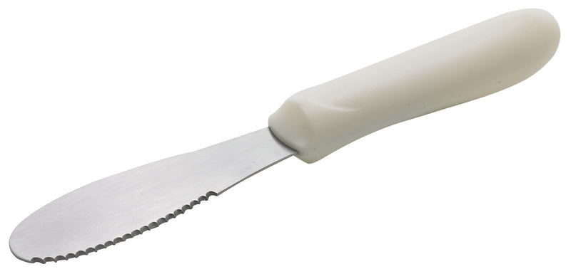Winco, TWP-31, Sandwich Spreader, Polypropylene, White, Stainless Steel