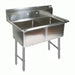 BK Resources, BKS-2-1620-12S, Sink, (2) Two Compartment
