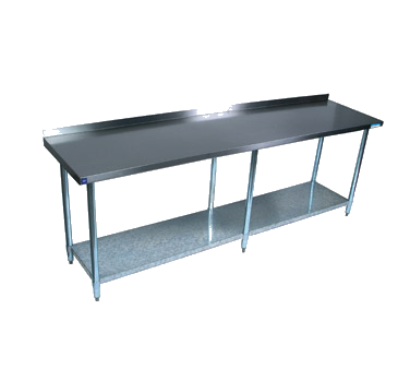 BK Resources, VTTR-8424, Work Table,  73&quot; - 84&quot;, Stainless Steel Top