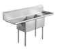 Serv-Ware, E2CWP24242-24, Sink, (2) Two Compartment