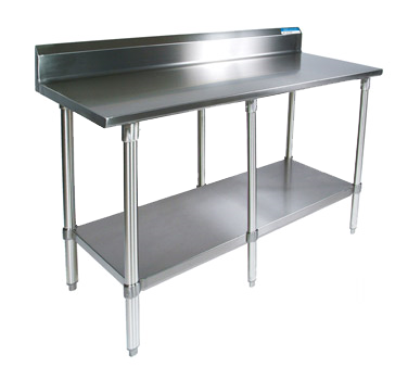 BK Resources, VTTR5-8424, Work Table,  73" - 84", Stainless Steel Top
