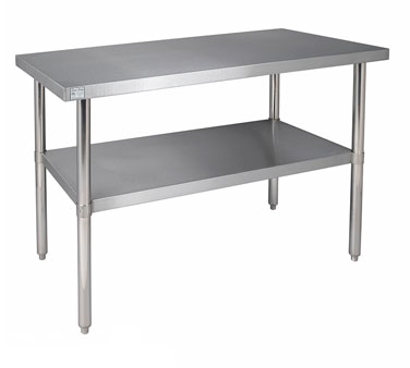 Klingers Trading, SG2496, Work Table,  85&quot; - 96&quot;, Stainless Steel Top