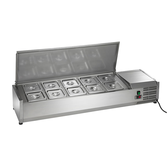 Arctic Air, ACP55, Refrigerated Countertop Pan Rail