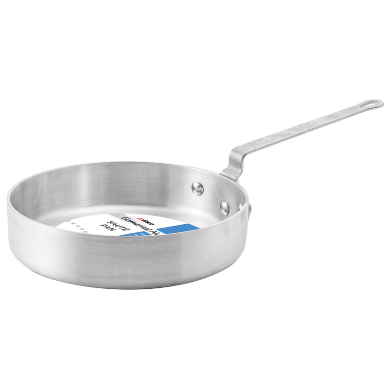 Winco, ASET-3, Saute Pan, 3 Quart, Aluminum