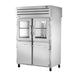 True Manufacturing, STA2RPT-2HG/2HS-2S-HC, Refrigerator, Pass-Thru, 115V, Two-Section, Stainless Steel Door