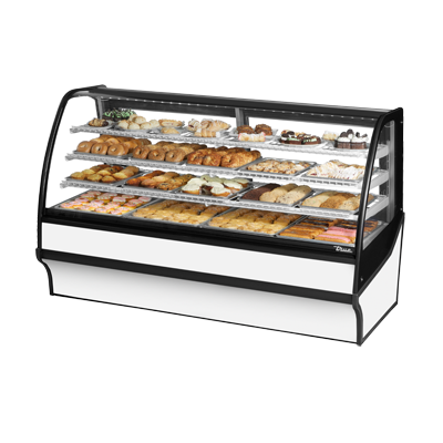 True Manufacturing, TDM-DC-77-GE/GE-S-W, Display Case, Non-Refrigerated Bakery