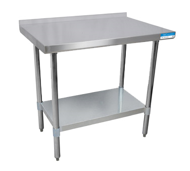 BK Resources, VTTR-3624, Work Table,  36&quot; - 38&quot;, Stainless Steel Top