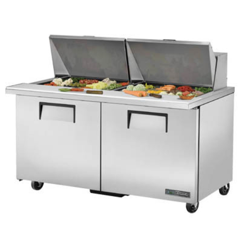 True Mfg. - General Foodservice TSSU-60-24M-B-ST-HC Mega Top Sandwich / Salad Preparation Refrigerator