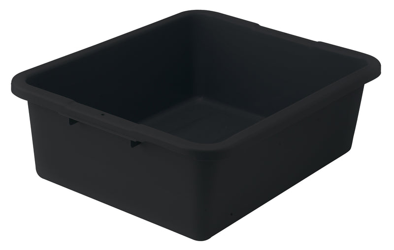 Winco, PLW-7K, Bus Box / Tub, Black, Polypropylene, 17.72" W