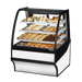 True Manufacturing, TDM-DC-36-GE/GE-W-W, Display Case, Non-Refrigerated Bakery, 115V, Glass Doors, Black