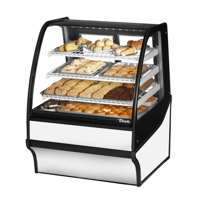 True Manufacturing, TDM-DC-36-GE/GE-S-W, Display Case, Non-Refrigerated Bakery