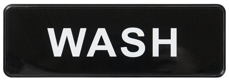 Winco, SGN-318, Sign, Compliance, 9" L, Black