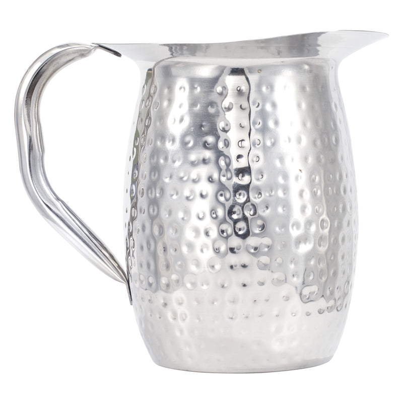 Winco, WPB-2CH, Pitchers-Stainless Steel, 2 Quart., Hammered