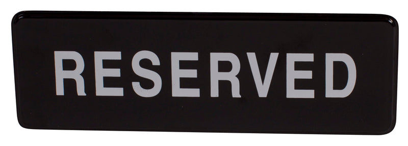 Winco, SGN-328, Sign, Compliance, 9" L, Black
