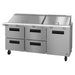 Hoshizaki, SR72B-30MD4, Refrigerated Counter, Mega Top Sandwich / Salad Unit