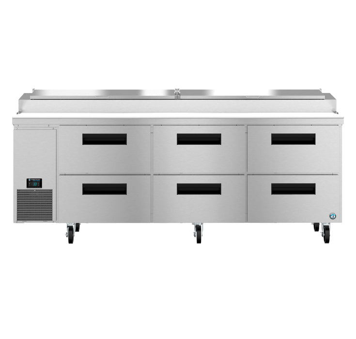 Hoshizaki, PR93B-D6, Refrigerated Counter, Pizza Prep Table