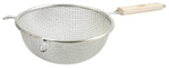 Winco, MST-8D, Mesh Strainer, Double Tinned Mesh, 8" Dia