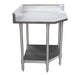 BK Resources, CVTCR5-3030, Work Table,  30", Stainless Steel Top